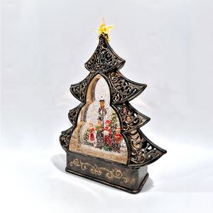 Hight गुणवत्ता मेलोडी स्नोबॉल क्रिसमस पेड़ एलईडी रोशनी कोरस चमक पानी पर Shinning सितारा कस्टम मेड के साथ बर्फ ग्लोब का नेतृत्व किया शीर्ष - Product Image 4