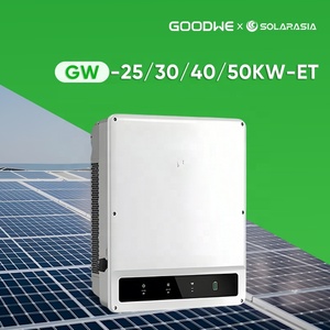 Invertisseurs solaires hybrides Goodwe triphasés 25KW 30KW 40KW 50KW à onde sinusoïdale pure haute tension pour toitures commerciales - Product Image 2