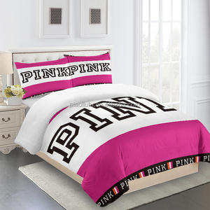 Thuis Textiel Dekbed Beddengoed Sets Custom Gedrukt <span class=keywords><strong>3d</strong></span> Cartoon Liefde Roze Sexy Vrouw Luxe Beddengoed Voor De Slaapkamer - Product Image 3