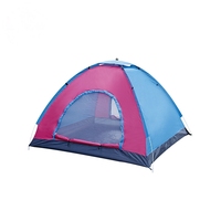 Tente Gonflable Automatique à Montage Rapide, Imperméable, Luxe, pour Glamping en Extérieur, Colonne d'Air, Une Chambre, Quatre Saisons, 2-4 Personnes