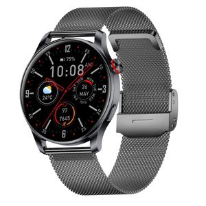 ساعة ذكية CR216 مخصصة بتصميم أنيق وحزام فولاذي مع مراقبة النوم وقياس الأكسجين وميزة SOS ومراقبة الصحة والرد على المكالمات لنظامي iOS وأندرويد - Product Image 2