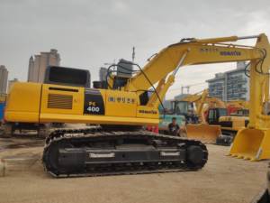 Excavadora sobre orugas Komatsu PC400 40ton con martillo y pintura original Komatsu PC400 Digger en China - Product Image 3