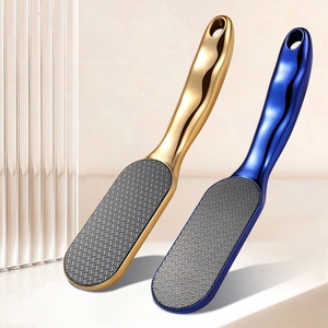 Lima de pie de vidrio nano de mango largo, herramienta doble de plástico para eliminar callosidades y piel muerta, estilo artefacto, cuidado de pies, superventas - Product Image 1