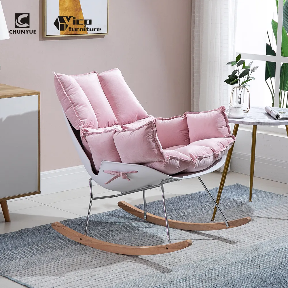 Vải Phòng Khách Đồ Nội Thất Ghế Glider Rocking Ghế Ngồi Có Thể Ngả