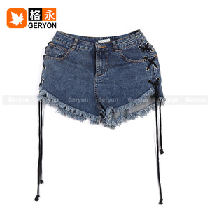 Geryon Vintage Ukay Vêtements d'été usagés <span class=keywords><strong>en</strong></span> gros pour femmes : Shorts, Pantalons, Jeans <span class=keywords><strong>taille</strong></span> haute, Seconde main, Propres, Balles de 45kg - Product Image 6
