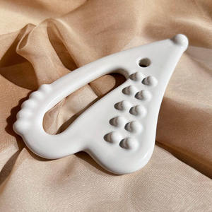 Pietra per Massaggio Gua Sha Professionale <span class=keywords><strong>in</strong></span> Ceramica, Strumento per Massaggio Completo del Corpo, Dimagrimento, Schiena, Gambe, Braccia e Relax - Product Image 4