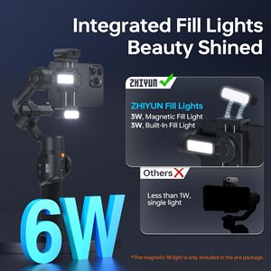 <span class=keywords><strong>Stabilisateur</strong></span> de <span class=keywords><strong>smartphone</strong></span> <span class=keywords><strong>ZHIYUN</strong></span> Smooth 5S AI à 3 axes avec lumière d'appoint intégrée et suivi du visage par IA pour iPhone et Android - Product Image 2