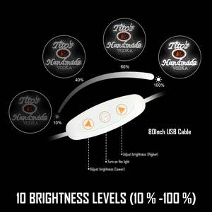 Señal de luz de neón LED regulable personalizada para cerveza, <span class=keywords><strong>Vodka</strong></span>, Club de negocios, fiesta, <span class=keywords><strong>Bistro</strong></span>, garaje, hombre, cueva, decoración de pared, IP65 para paisaje - Product Image 2