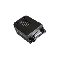 Connecteur femelle RS232 DB9 série COM sans transfert de données, bornes à souder avec vis de fixation arrière, DIY
