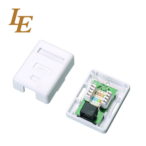 Caja de Montaje en Superficie CAT5E RJ45, Caja de Montaje en Superficie UTP Krone IDC para Conector PCB STP Cat.5e - Product Image 3
