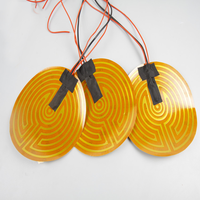 Pi pemanas udara elektrik 12 Volt, pemanas kapton Polimida 3.7v fleksibel untuk Medis