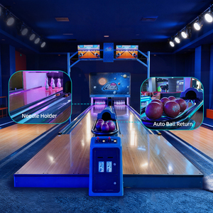 Piste <span class=keywords><strong>de</strong></span> bowling miniature intérieure pour centre <span class=keywords><strong>de</strong></span> divertissement, équipement <span class=keywords><strong>de</strong></span> bowling miniature pour entreprises, vente en gros - Product Image 1