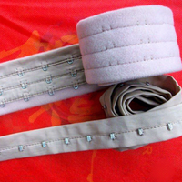 Bande de crochets et œillets en nylon Xinfa HK34N en rouleau continu pour sous-vêtements