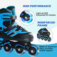 Sports de plein air OEM vente en gros taille réglable patins à roues alignées chaussures couleur rose patins à roulettes populaires avec des prix bon marché
