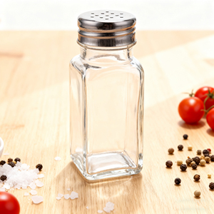 5-Sao Nhà Hàng Bộ Đồ Ăn Đặt Khách Sạn Cung Cấp Thép Không Gỉ Muối Tiêu Shaker Gia Vị Shaker Thủy Tinh Phong Cách Thủy Tinh Muối - Product Image 6