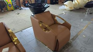 Cama de Lavado de Cabello con Circulación de Agua Eléctrica Moderna, con Masaje y Lavabo de Cerámica, Equipo de Peluquería, Superventas - Product Image 2