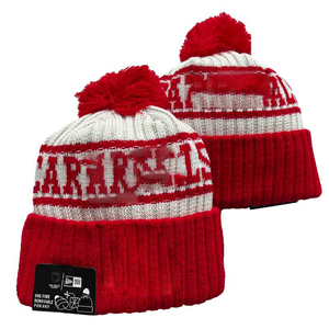 <span class=keywords><strong>Gorro</strong></span> de Punto Clásico Estilo Fútbol Americano con Puño, Rojo y Negro, para Fanáticos de la Ciudad de AZ, para <span class=keywords><strong>Invierno</strong></span> - Product Image 1