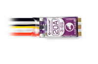 FLYCOLOR Raptor 5 20A avec ESC 3-6S, multiples fonctions de protection, longue durée de vie, adapté aux drones RC