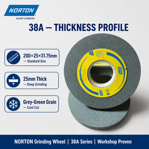 Disco de Corte de Carburo de Silicio <span class=keywords><strong>Norton</strong></span>, Disco Rotatorio para Maquinaria Industrial de Banco, Herramienta de Corte Duro de Alta Precisión - Product Image 1