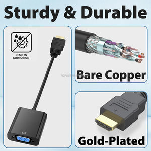 HDTV Nam để <span class=keywords><strong>VGA</strong></span> Nữ adapter HD một <span class=keywords><strong>VGA</strong></span> Cáp Para Adapter chuyển đổi cho HDTV <span class=keywords><strong>VGA</strong></span> với âm thanh video cung cấp điện - Product Image 3