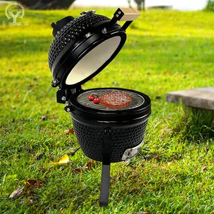 Günstige tragbare Großhandel Outdoor BBQ China Keramik ofen 13 Zoll vertikale Barbecue Grill ofen