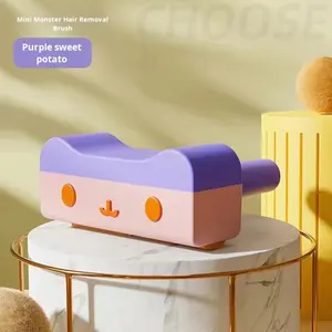 Neues Kunststoff-Hunde-und Vogel-Katzenhaarentferner-Rollen bürste Umwelt freundliches hand gehaltenes Tier pflege werkzeug für Badezimmer und Bett - Product Image 6