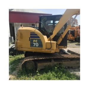 Excavadora Usada Komatsu PC70 de Alta Calidad, Retroexcavadora Hidráulica de Segunda Mano, Bajo Consumo de Combustible, Fácil Mantenimiento, en Venta - Product Image 1