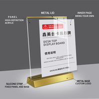 Support de menu personnalisé, support d'affichage, support publicitaire, porte-cartes de visite, support de table double face A4 A5