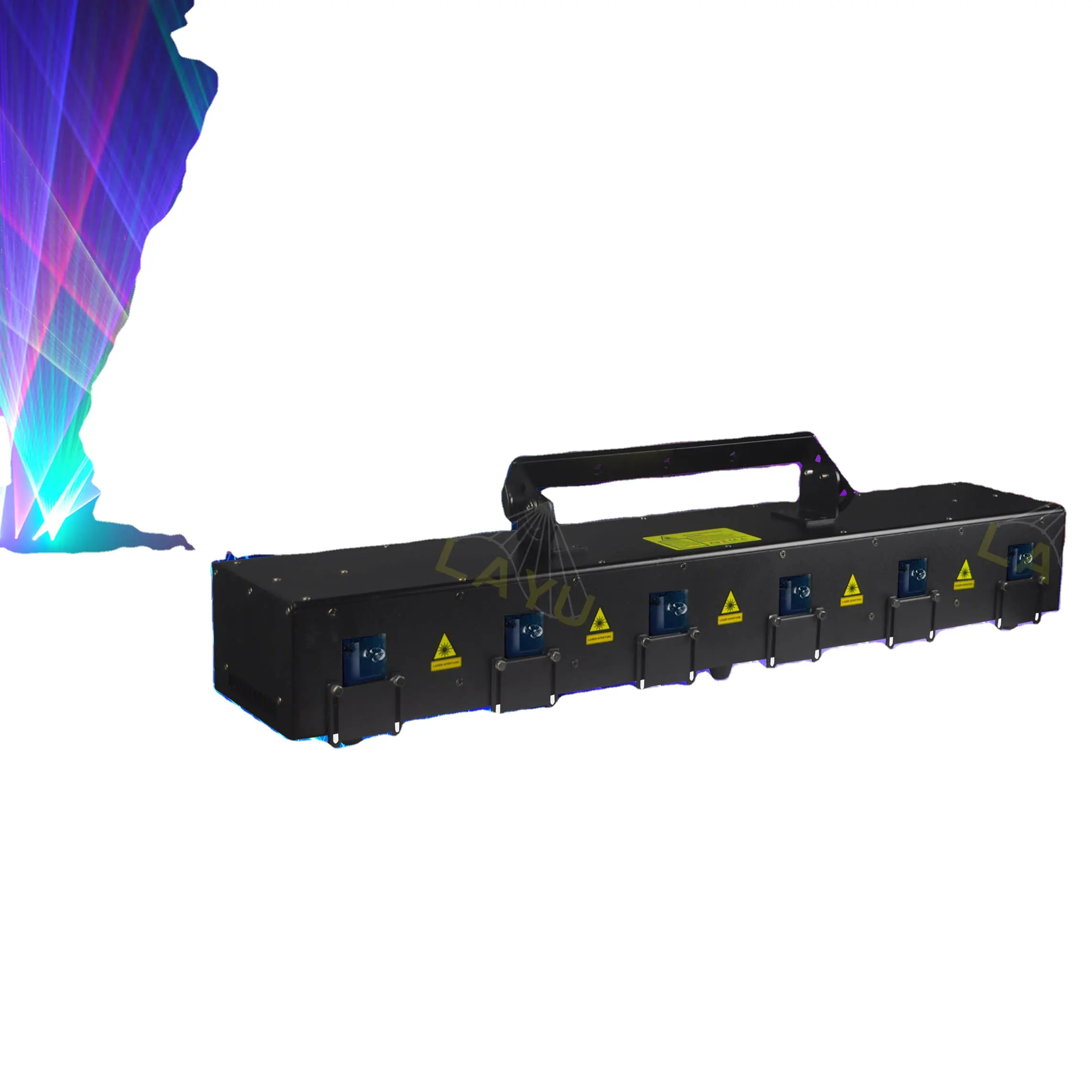 DJKTVパーティー機器レーザーアレイ6W12W18WRGBフルカラーアニメーション6ヘッドファットビームバー