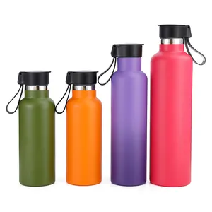 2 in 1 Function Lid Double Wall Vacuum Insulated Stainless Steel Thermos Water Bottle with Custom Logo