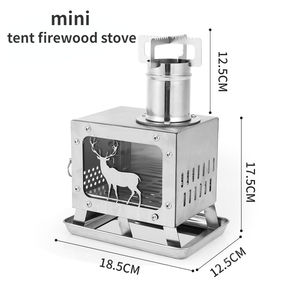<span class=keywords><strong>Estufa</strong></span> <span class=keywords><strong>de</strong></span> <span class=keywords><strong>Leña</strong></span> y Carbón Manual <span class=keywords><strong>de</strong></span> Acero Inoxidable, Tamaño Mini, Multiusos, para Chimenea, Camping y Cocina al Aire Libre, Venta al Por Mayor - Product Image 2