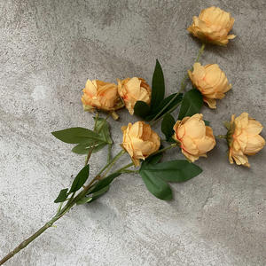 ช่อดอกไม้ประดิษฐ์6หัวทำด้วยมืองาน SN-PY03สวยงามทนทานสำหรับงานแต่งงานบ้านโรงแรมถ่ายภาพวันแม่ - Product Image 4