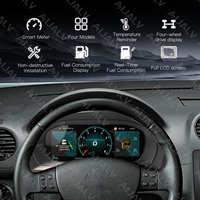 Ai Jia 12.3" LCD Digital Cluster Speedometer Instrument dengan Carplay Android Auto Meter untuk Volkswagen VW Caddy 2003-2009