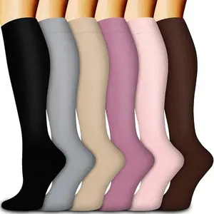 KTS5 Individuelle Sport-Herren-Kompressionssocken bunte Damen Medizinische Krankenschwester Knie hohe Kompressionssocken