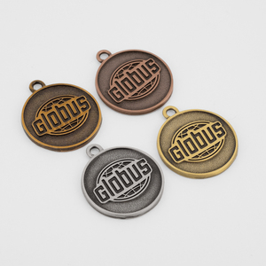 Móc khóa đồng tiền kỷ niệm mạ điện màu đồng cổ thiết kế sáng tạo để trưng bày thương hiệu công ty - Product Image 4