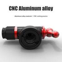 BAIMEI Mini High Pressure CO2 Inflator 120PSI Portable Bicycle Tire Pump for Road and Mountain Bikes-No CO2 Cartridges Included