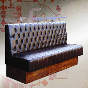 <span class=keywords><strong>Design</strong></span> di Arredamento in Legno Massiccio per Ristorante <span class=keywords><strong>Moderno</strong></span> di Lusso, Fast Food e Mensa, Divanetto per 2 Persone - Product Image 6