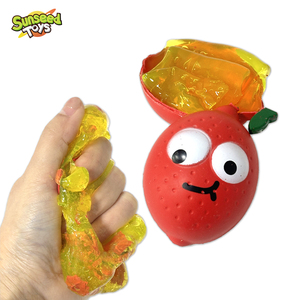 Sunseed Pâte à modeler souple et extensible, en forme de fruits, jouet de farce à l'effet d'œuf à casser, anti-stress éducatif, pour enfants de 5 à 12 ans - Product Image 5