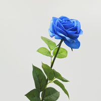 Roses artificielles bleu roi effet naturel en gros pour mariages, Noël, la Saint-Valentin, Pâques, remises de diplômes – Direct Usine