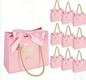 Bolsas de Papel Kraft Reciclables al por Mayor en Stock, Bolsas de Regalo, Bolsas de Compras, Bolsas para Empacar Lápices Labiales, Joyería y Galletas - Product Image 3