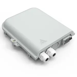 FTTH ABS Plastic Anti Aging Design Ip65 Equipment Terminal Box 8core Fiber Optic Distribution Box