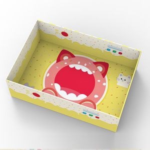 Einweg-Reise-Katzenklo in Rechteckform mit Umweltfreundlichem FSC-Zertifiziertem Wellpappe UV-Druck Faltbares Design - Product Image 4