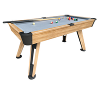Mesa de billar moderna de MDF de 5 pies con soporte OEM/ODM de fábrica, duradera para deportes de interior en clubes y fiestas, mesa de snooker con tacos