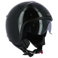 Casque de moto ASTONE HELMETS MINISIXT, modèle ouvert, ABS noir, garantie de qualité, protection solide, sûr pour les hommes, différentes tailles