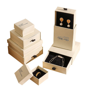 Scatole Personalizzate per Gioielli, Confezioni di Lusso in Carta Speciale con Coperchio Superiore e Inferiore, Scatola con Cassetto per Gioielli - Product Image 2