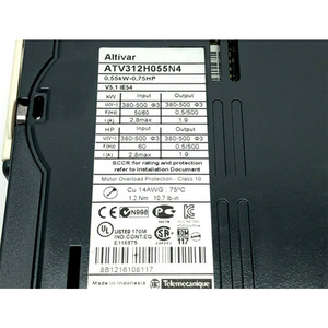 Nuevo Variador de Velocidad Original Schneider ATV312H055N4 Altivar ATV312 0.55kW 0.75hp 323-550V Alimentación Trifásica 1.9 CANopen Modbus - Product Image 6