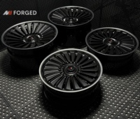 Jantes noires Rolls Royce 22 24 pouces pour Cullinan Ghost Phantom Wraith Spectre