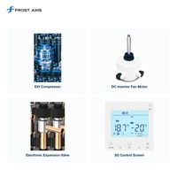Unité de réfrigération à courant continu (DC Inverter) avec dégivrage à gaz chaud pour chambre froide, idéale pour le stockage de fruits de mer et de poissons surgelés à -20°C ° C 380V 220V Faible bruit