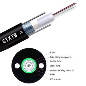 Câble à fibres optiques blindé GYXTW 12 cœurs pour extérieur, haute résistance à la traction, OEM - Product Image 1