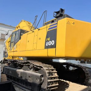 รถขุดตีนตะขาบ Komatsu PC800 มือสอง ขนาด 80 ตัน พร้อมอะไหล่แท้ รวมถึงเครื่องยนต์ Kawasaki ขาย - Product Image 1